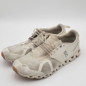 On Cloud 5 Terry Men's White Running Shoes size 11.5